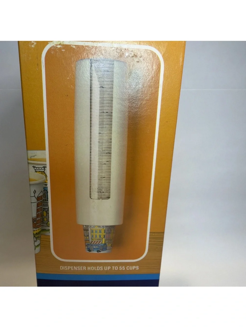 Sealed Vintage DIXIE Cup Dispenser and Cups 1983 Pathways Wall Mount 5 oz New